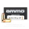 45 ACP - 230 Grain JHP - Ammo Inc. Signature Line - 160 Rounds